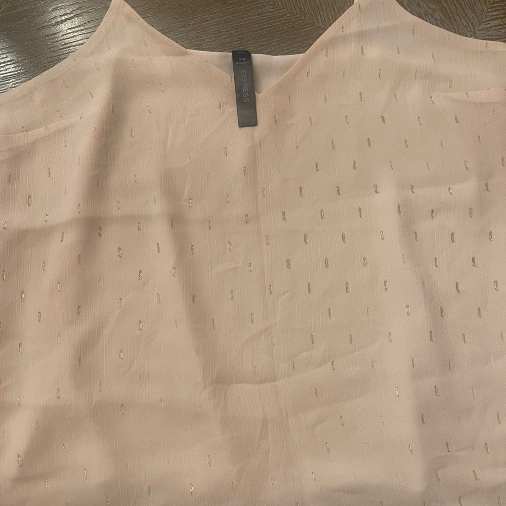 Express Light Pink Sleeveless Top